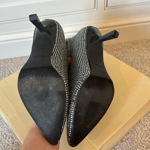 Open Edit Tilly Crystal Embellished Bootie in Silver Size 7.5 - Picture 8 of 13